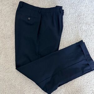 Lauren Ralph Lauren Wool Pants in Dark Navy